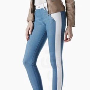 7 For All Mankind | Coated Faux Leather Denim | 26